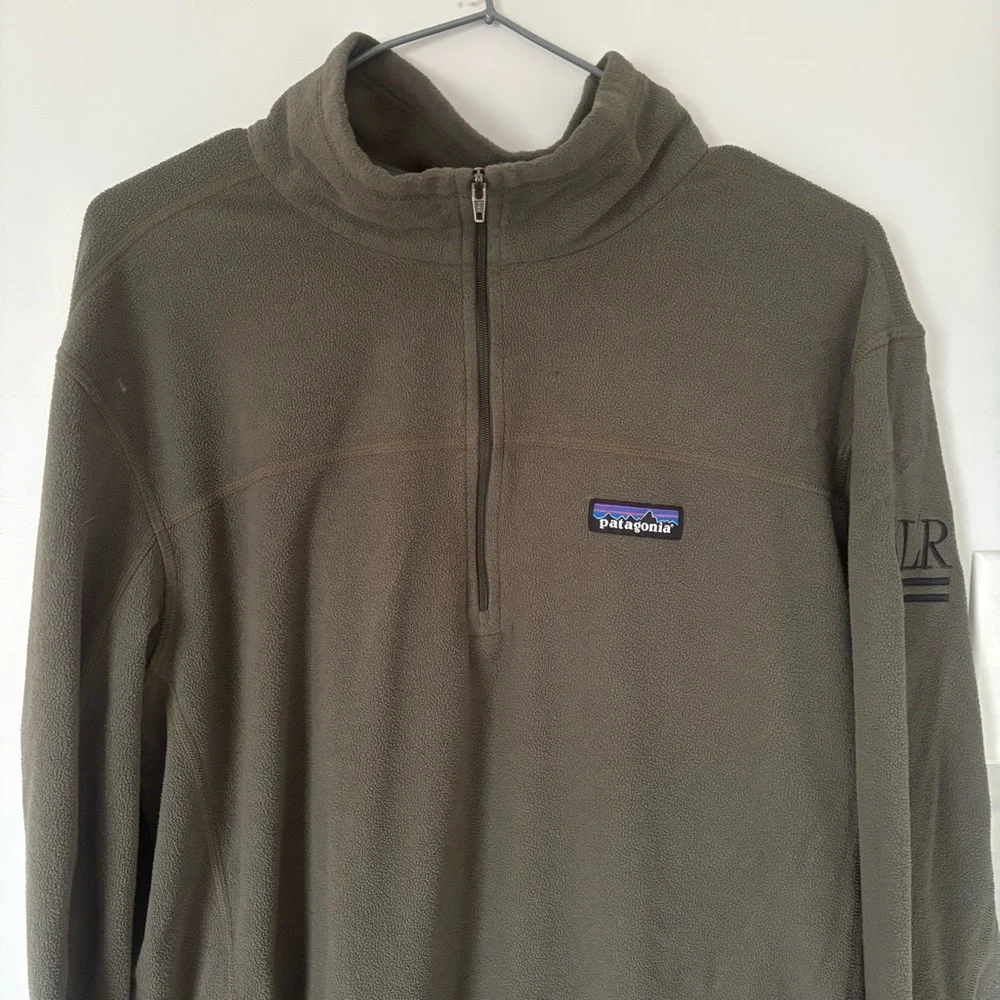 Patagonia Micro D 1/4 Zip Fleece Pullover Basin Green Men’s Medium STY26176 - Picture 2 of 9